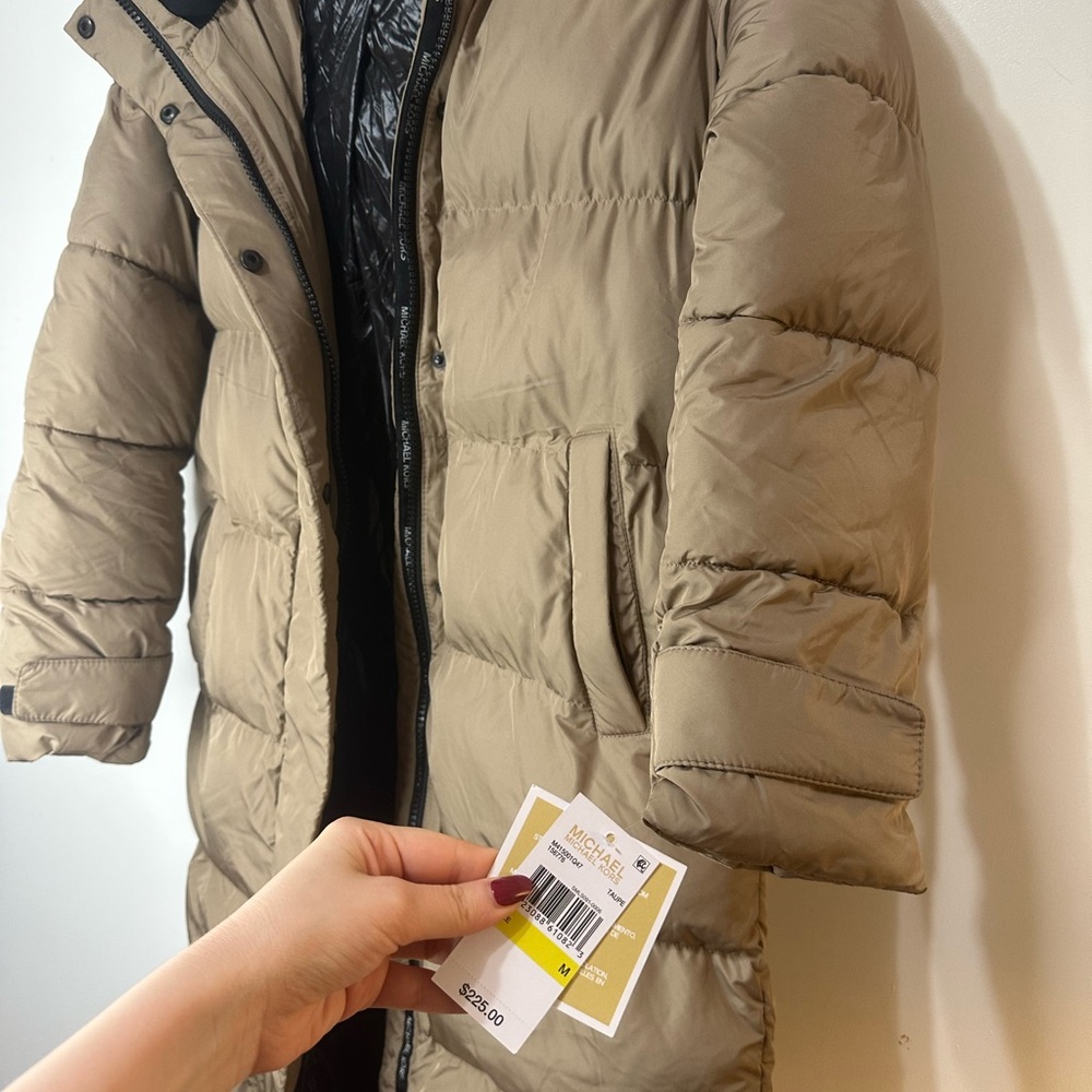 MICHAEL Michael Kors Tan Puffer Jacket